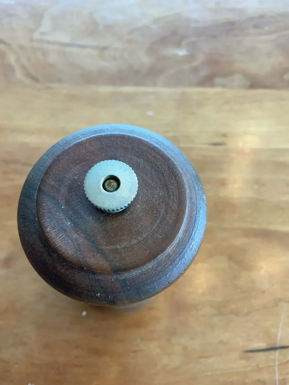 Vintage Italian Wood Pepper‎ Mill Grinder 4”